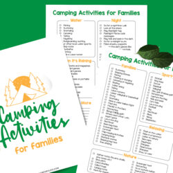 Camping Activities For Families