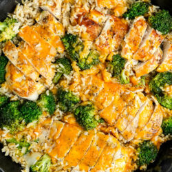 Chicken Broccoli Rice Skillet