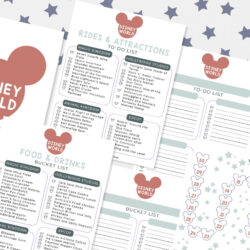 disney world planning printables