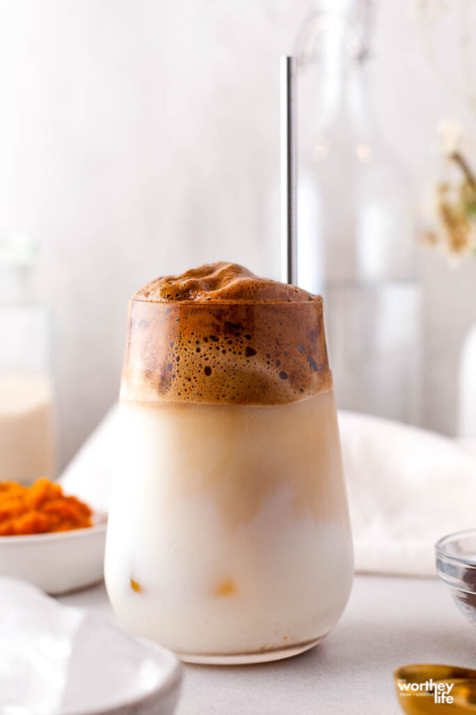 Pumpkin Spiced Whipped Dalgona Coffee