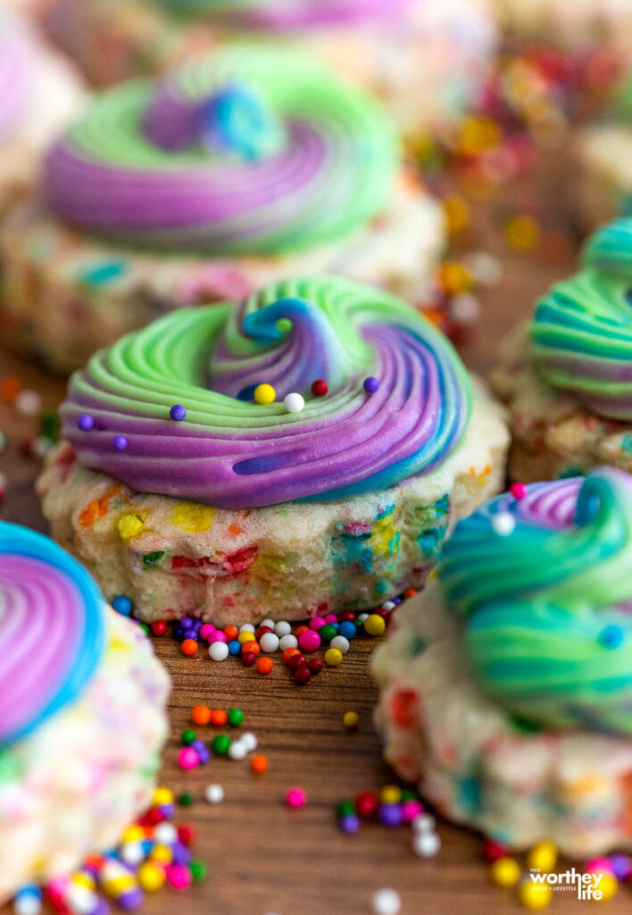 Sprinkled Sugar Cookies With Frosting Recipe