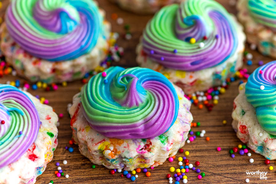 Sprinkled Sugar Cookies With Frosting Recipe