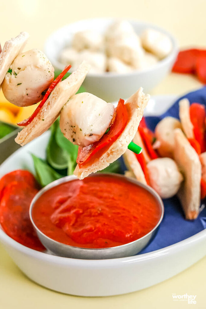 Pizza Kabobs Recipe | School Lunch Box Idea