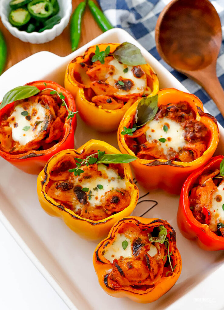 Chili Stuffed Peppers Easy Recipe