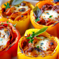 Chili Stuffed Peppers