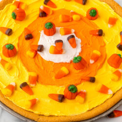 candy corn cookie pizza