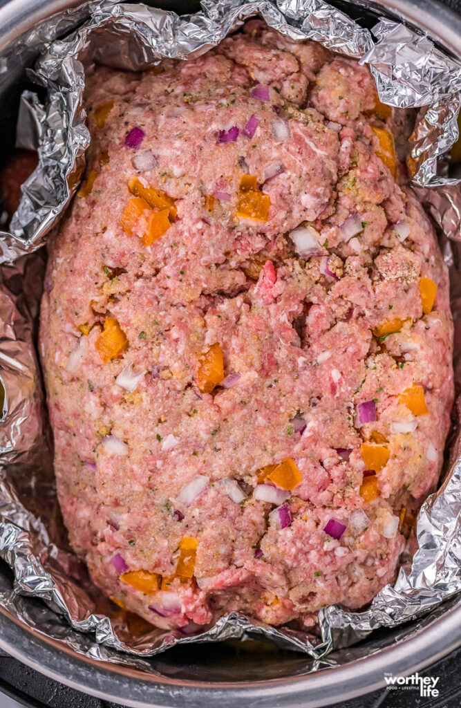 instant pot in pot method with meatloaf