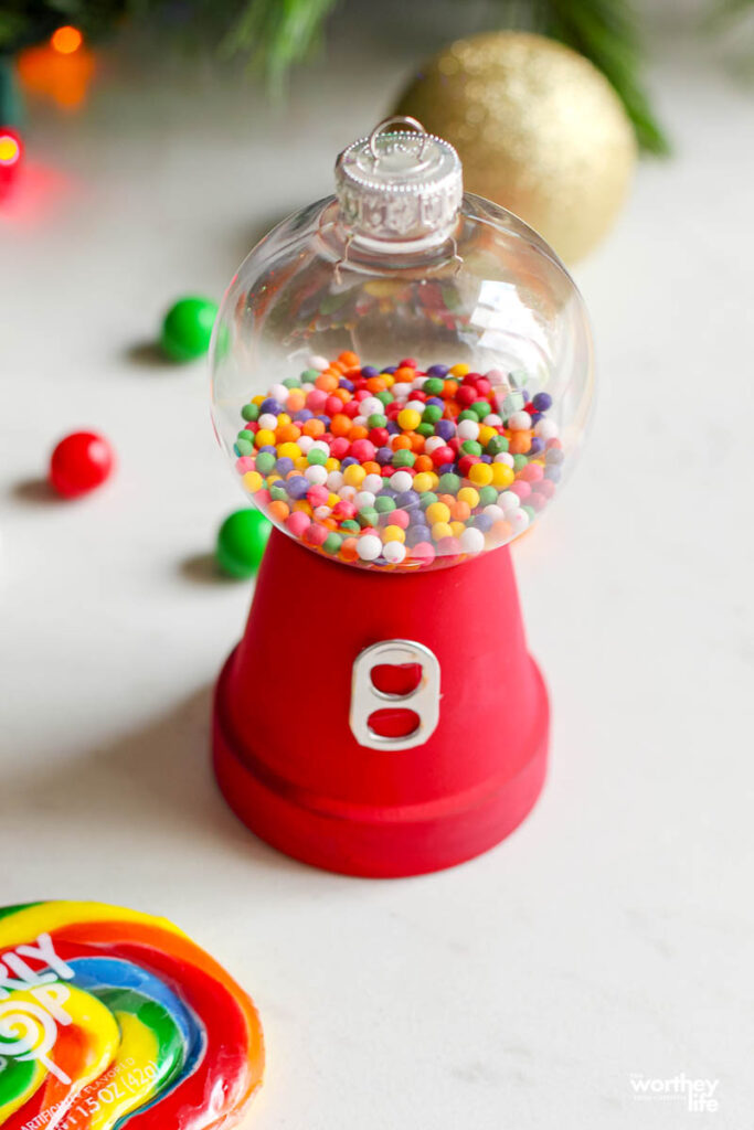 Gumball Machine Christmas Tree Ornament