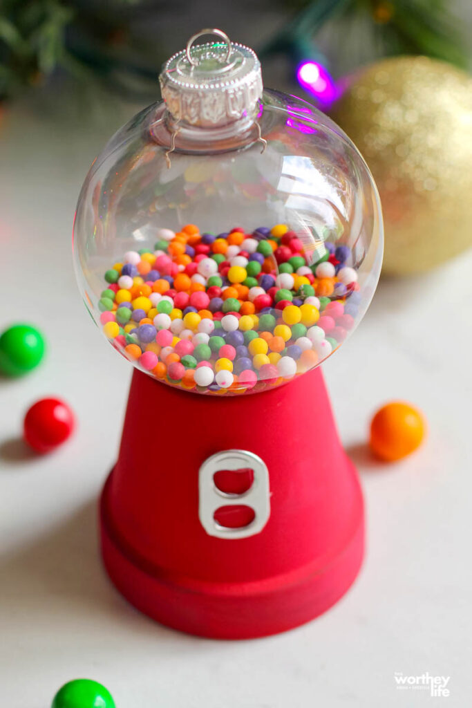 Mini Red Solo Cup Gumball Machine Ornament - Crafty Morning