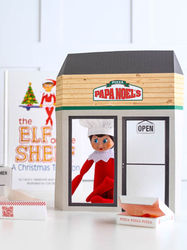 Elf on the Shelf Pizza Scene Free Printable This Worthey Life Food