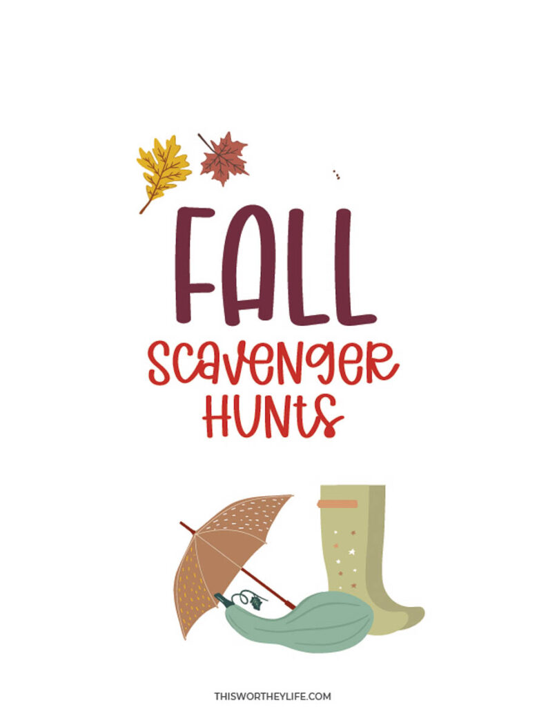 Printable Fall Scavenger Hunt