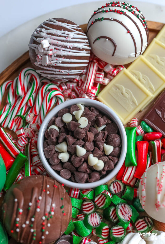 ingredients for hot cocoa bombs