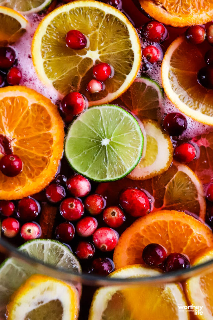 sliced fruit in a bowl