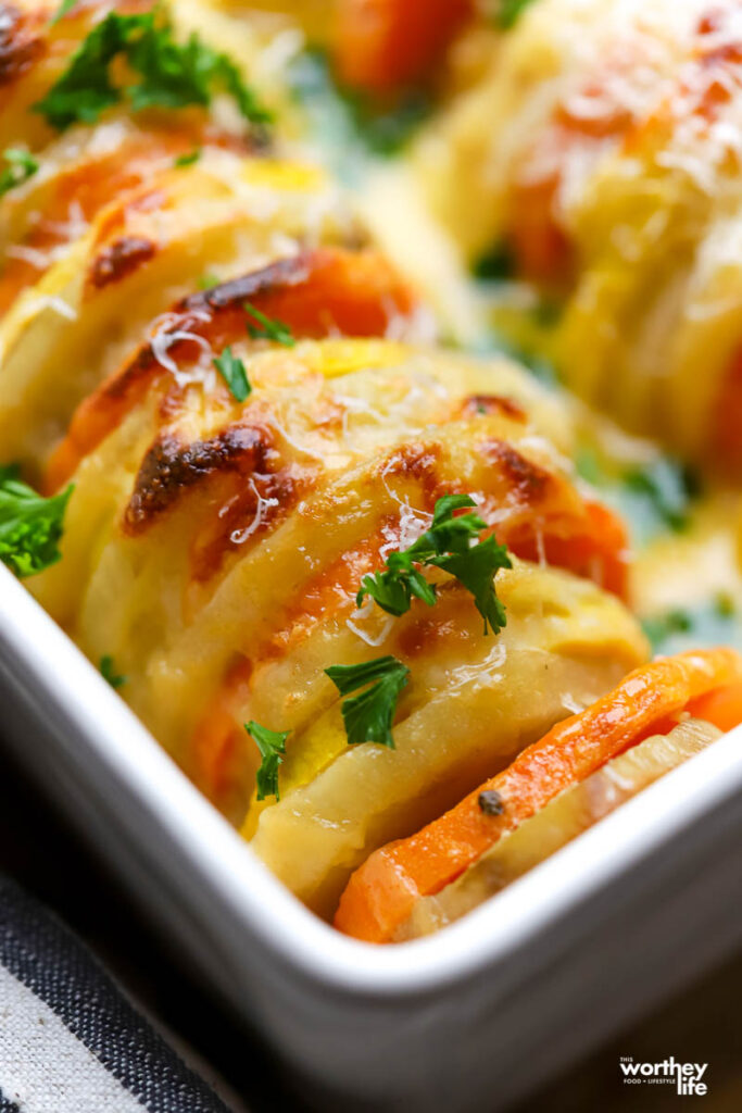 au gratin scalloped potato