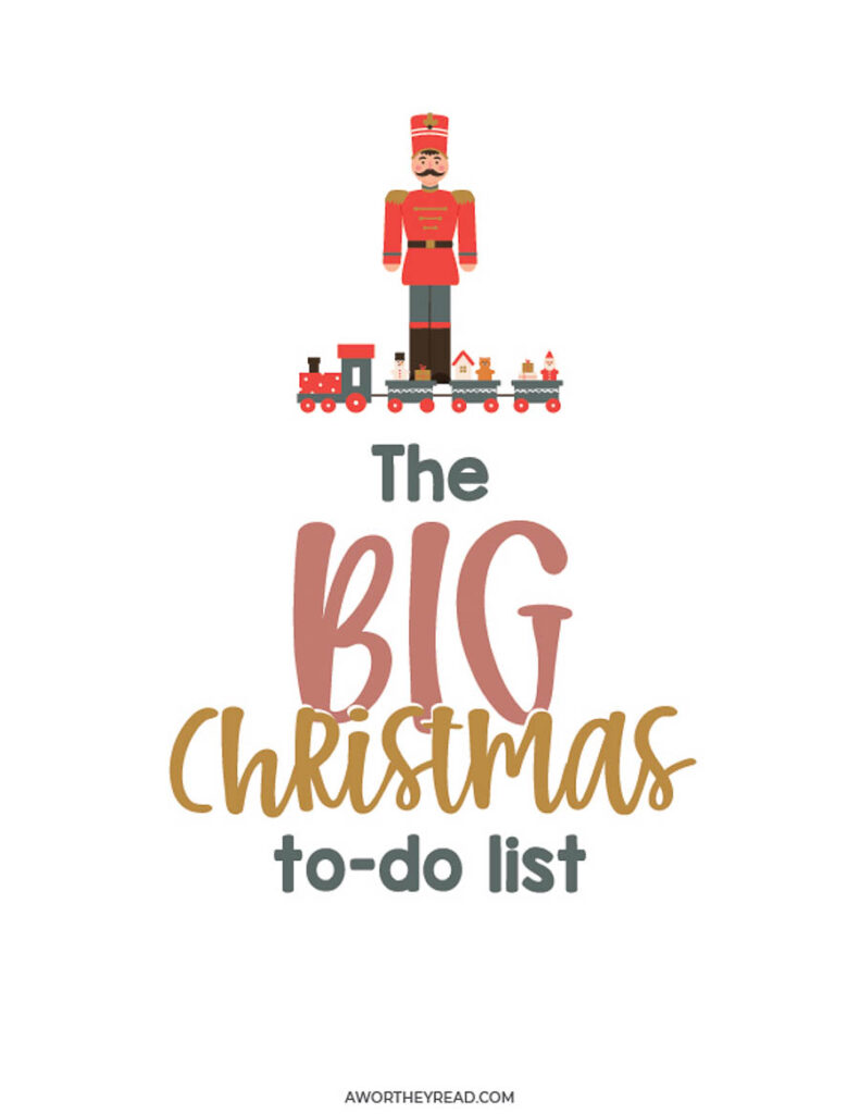 christmas to do list printable