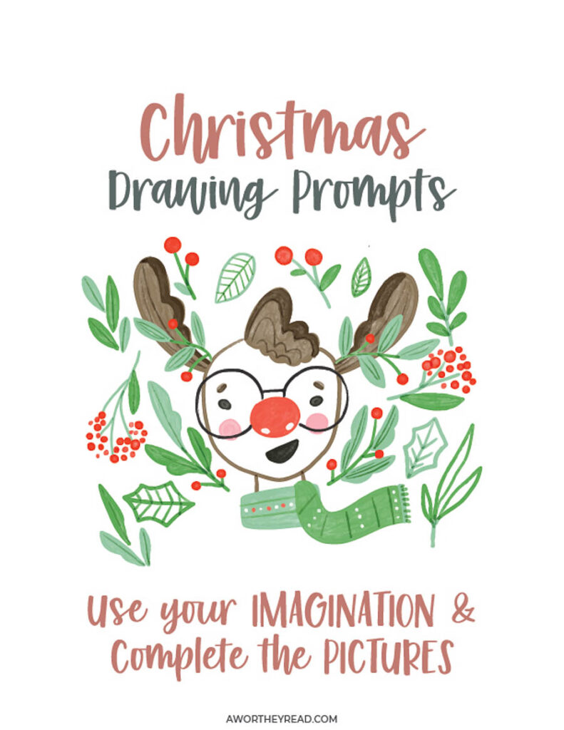 christmas drawing prompts printables