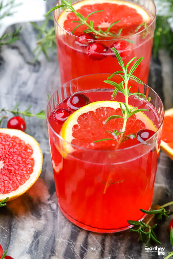 easy cranberry holiday drink