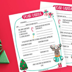 Santa Letter Template Idea - Free Dear Santa Printable