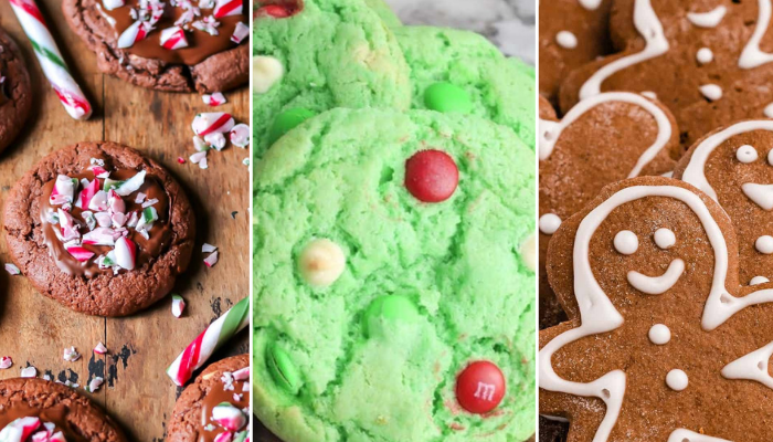 a variety of christmas cookie recipes