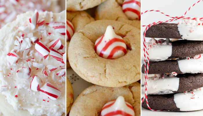 three different christmas cookie recipes