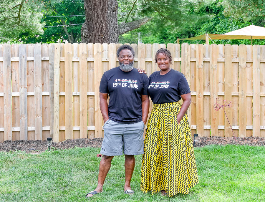 Juneteenth shirts by Black owned companies