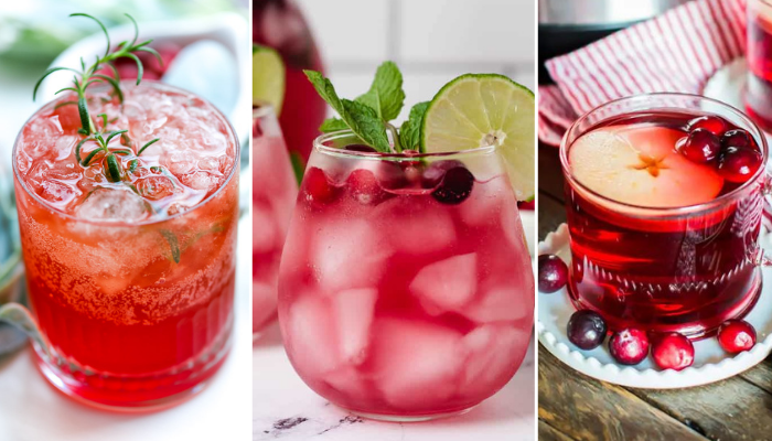 cranberry cocktails for the hoildays