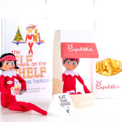 Elf on the Shelf – Cupid-fil-a scene craft