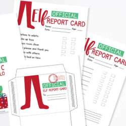 Elf on the Shelf Report Card Printable