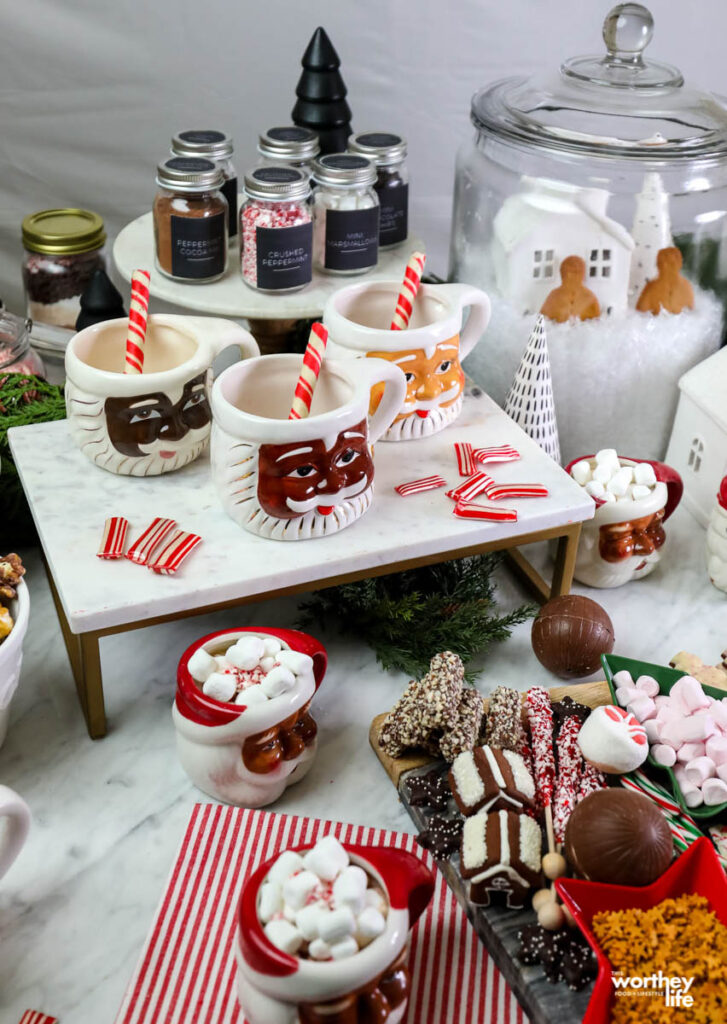 Hot Cocoa Bar Ideas for Your Elf on the Shelf - Happiness is Homemade