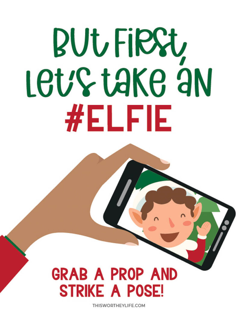 selfie printable 