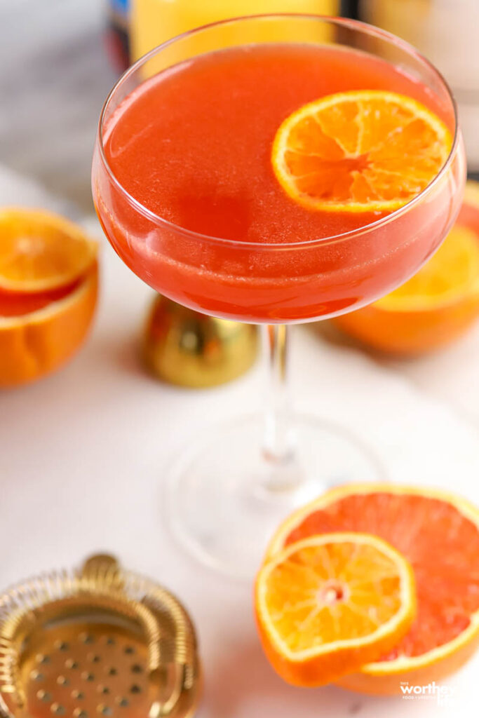 whiskey and orange juice cocktail