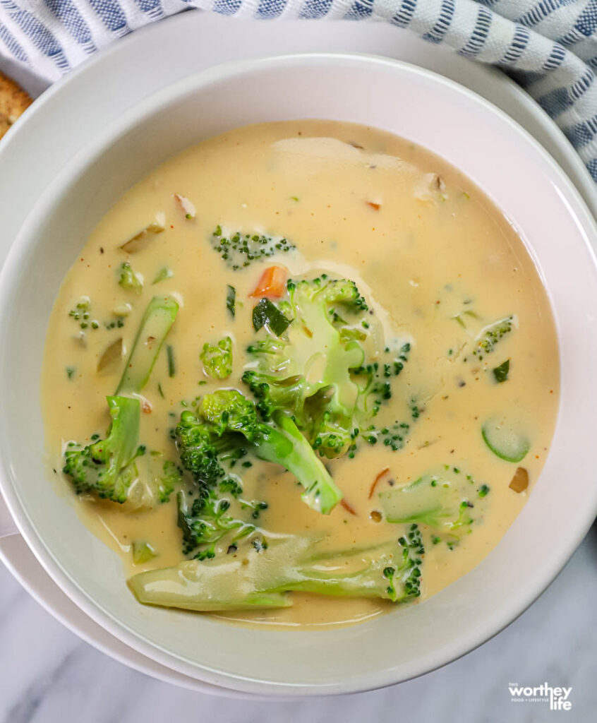 instant pot broccoli cheddar soup recipe