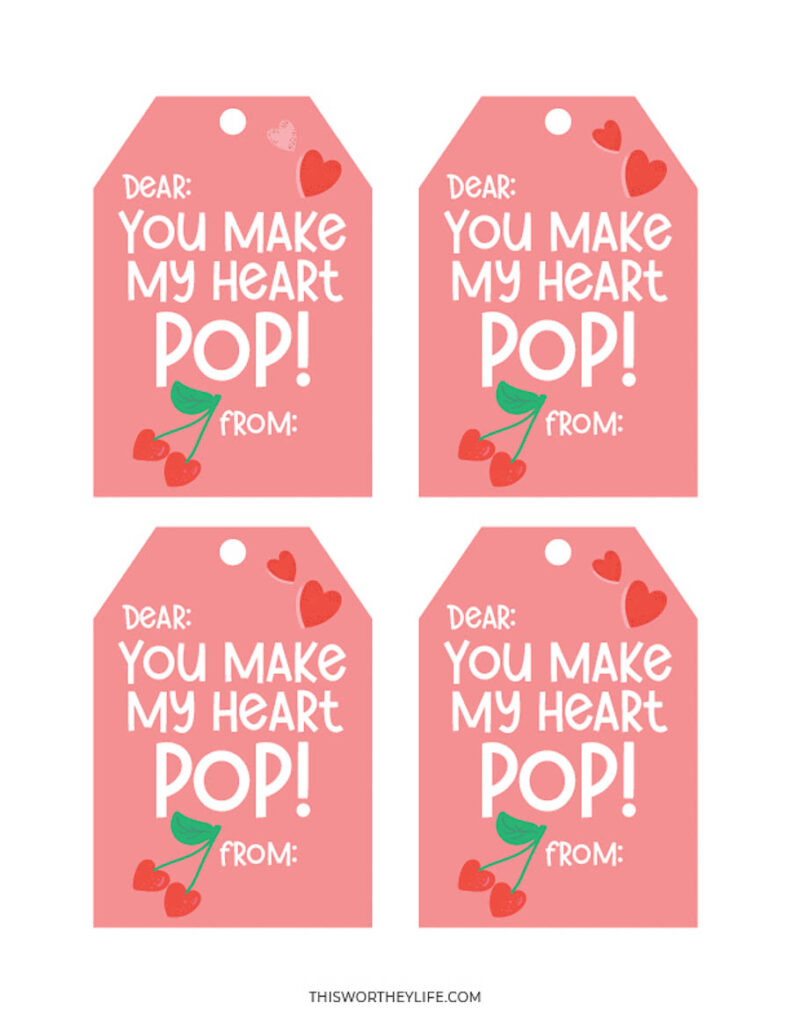 free valentine's day tags