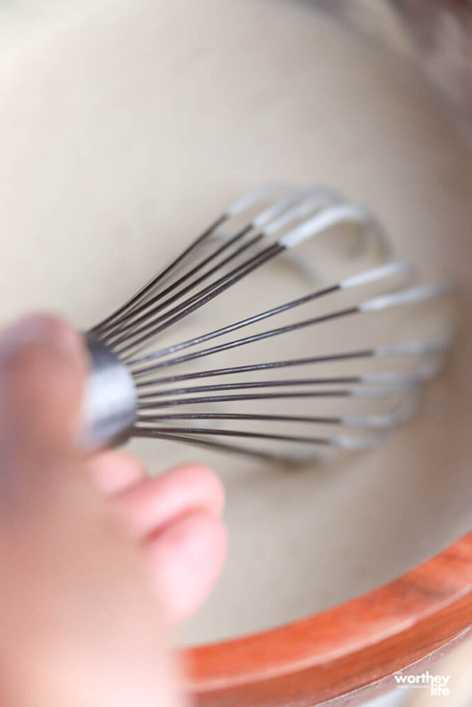 whisk in french toast batter