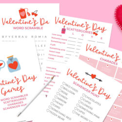 Valentine's Day Games Printables To Use