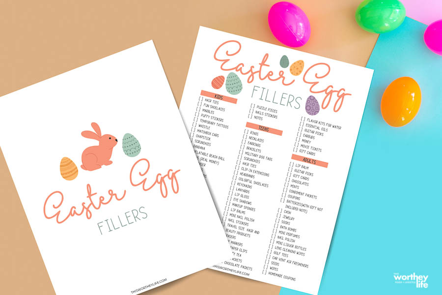 Easter Egg Fillers for Easter