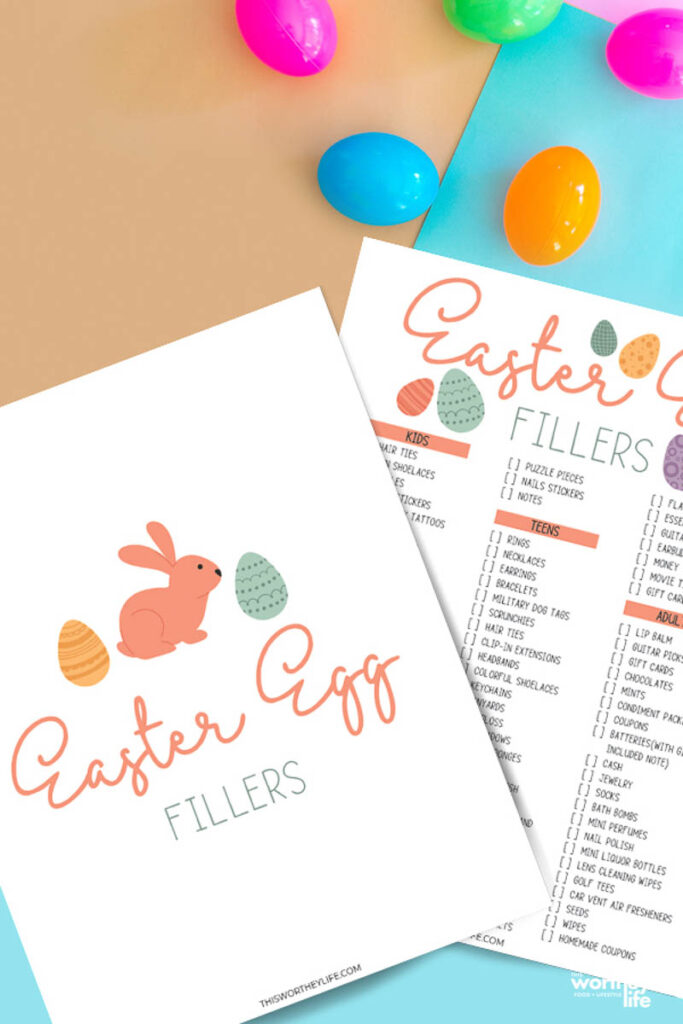 Easter Egg Fillers for Easter