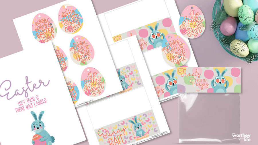 Easter gift tags