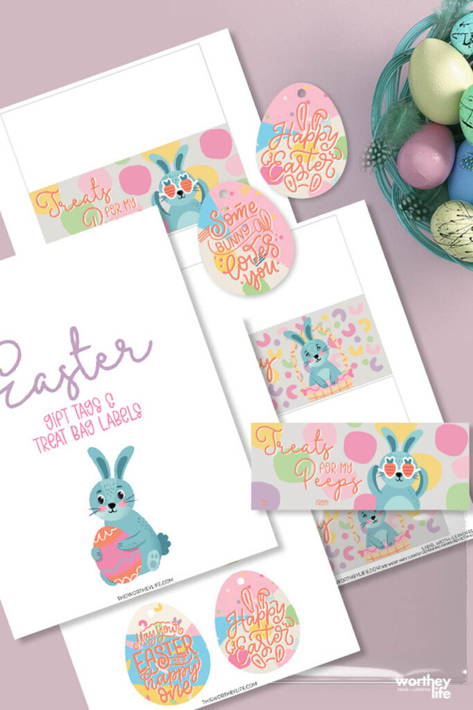 Free Easter Gift Tags and printable