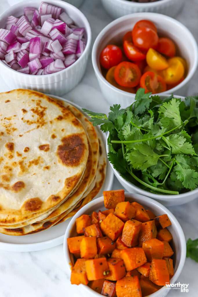 ingredients to make a breakfast skillet recipe