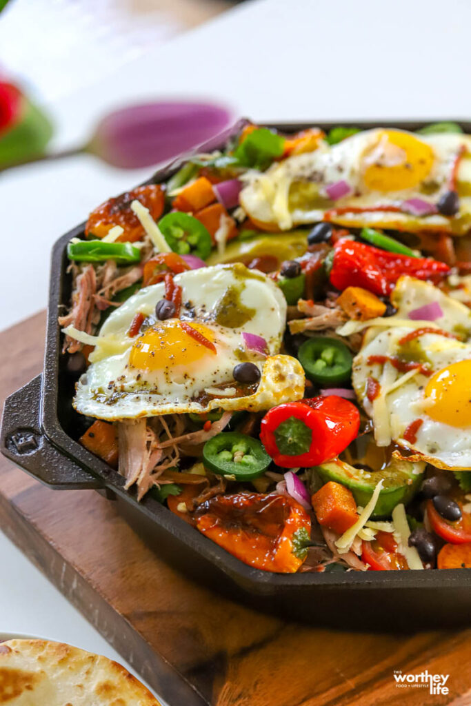 breakfast skillet recipes with meat and potatoes