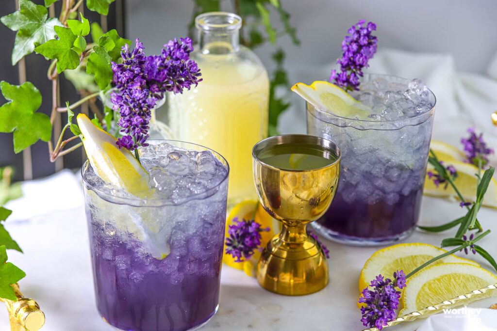 lavender lemonade cocktails