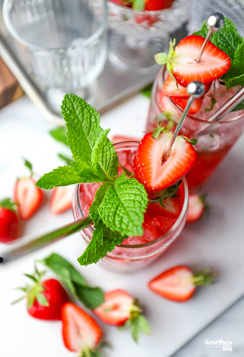 Strawberry Mint Julep