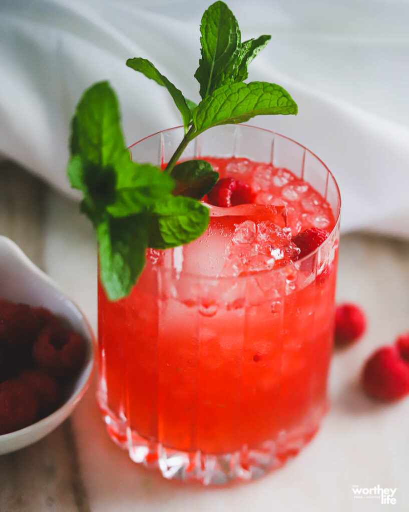 red summer drink