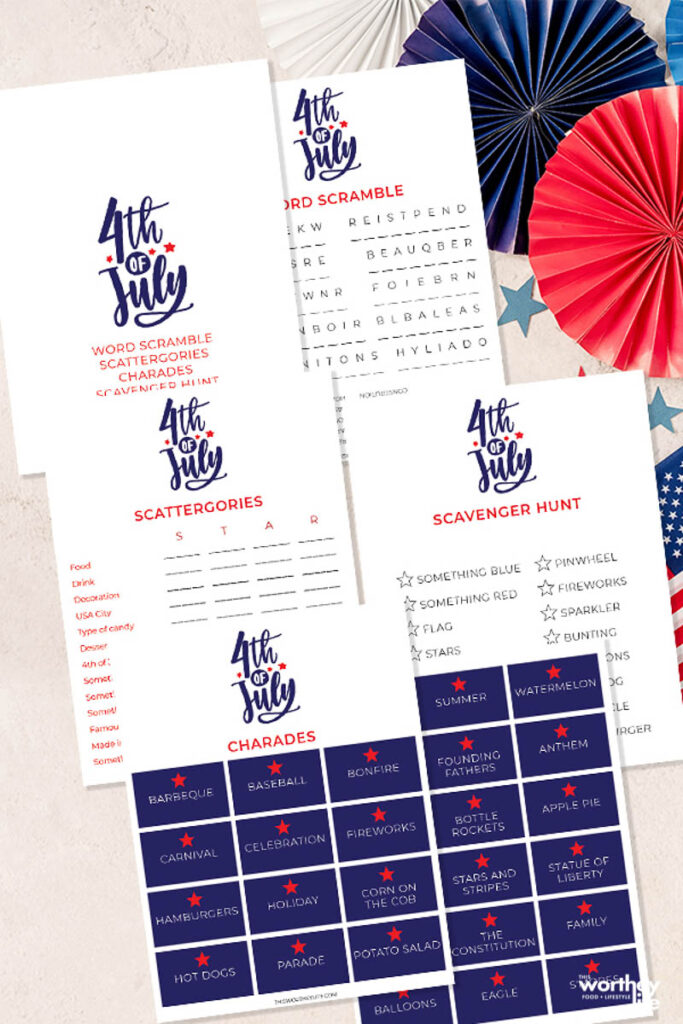Free 4th of July Worksheets