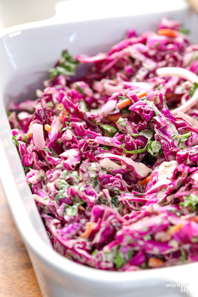 Lemon Herb Aioli Coleslaw