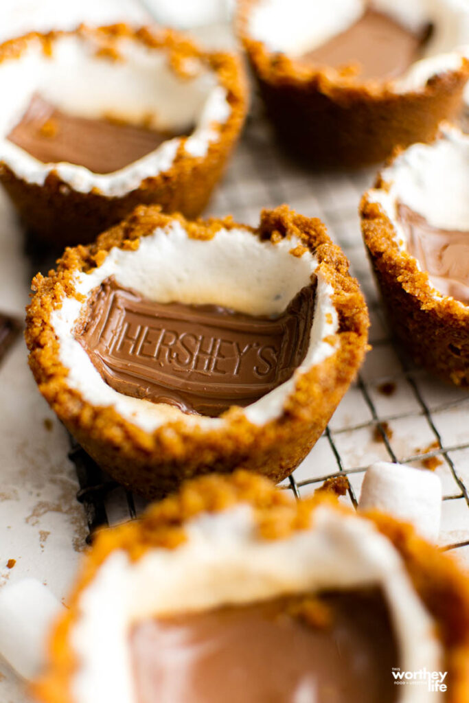 s'more cookie cups