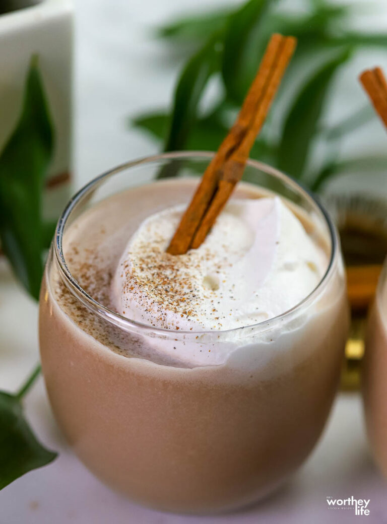 Iced Dirty Chai Latte Coffee Drink Idea