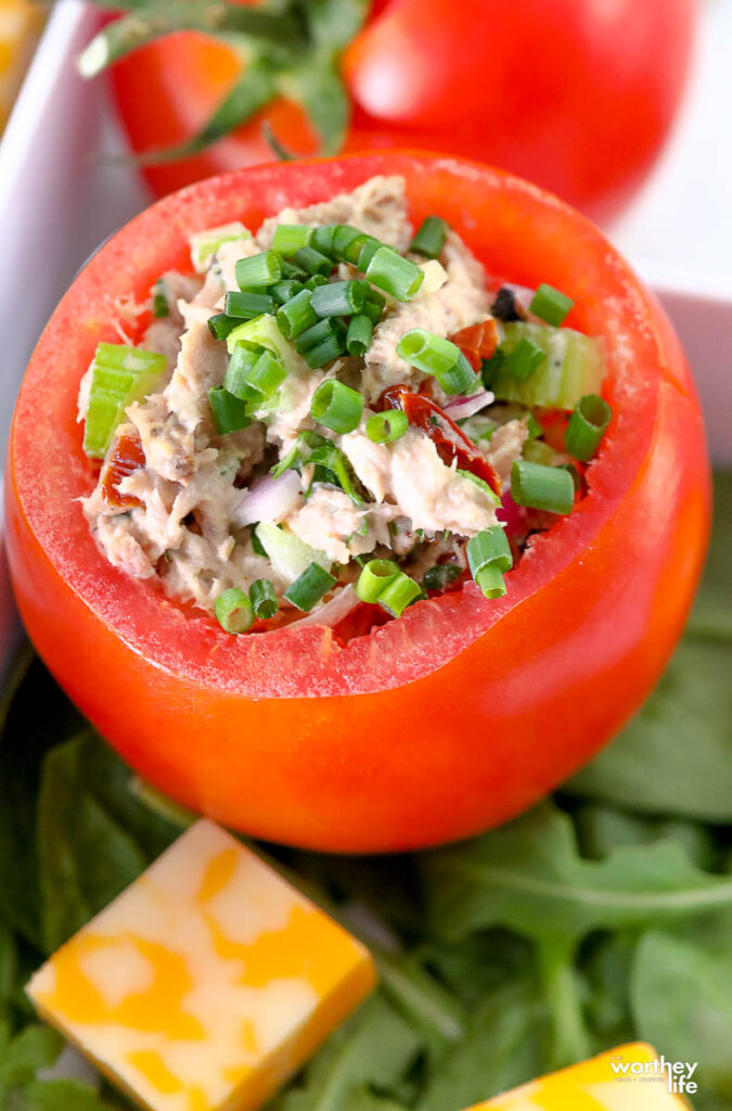 Tuna Stuffed Tomatoes