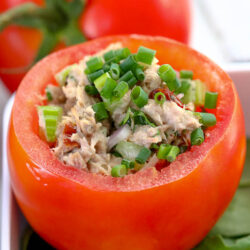 Tuna Stuffed Tomatoes